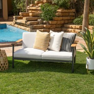 Roja 2 seater sofa, dark grey