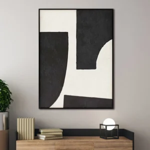 Homez geometric design canvas art in wooden frame 90* 120*4.5cm