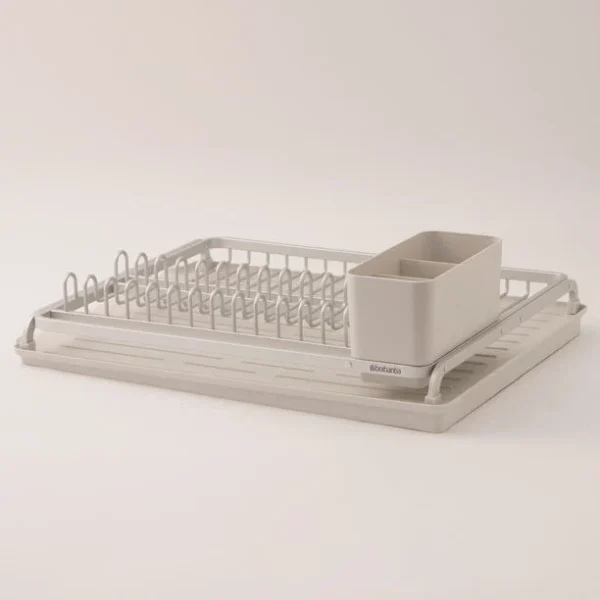 Brabantia dish drying rack light gray aluminium 49*38.5*14cm