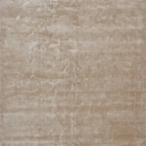 INDIAN HANDWOVEN VISCOSE CARPETS Brown Rug