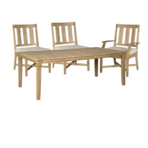Clare View Outdoor Dining Table and 6 Chairs
